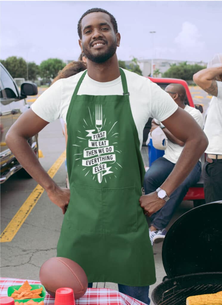 Custom Printed Mens BBQ Apron