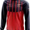 Custom Printed Long Sleeve Sports Team Jersey with Sponsor