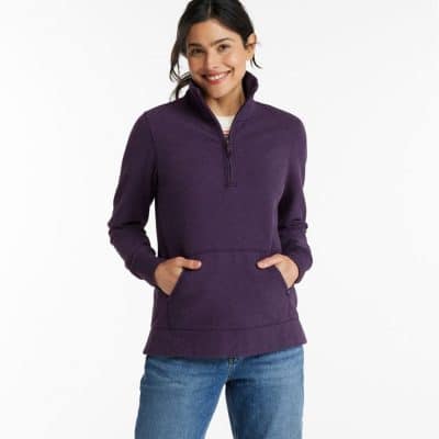 Womens Quarter Zip Pullover Custom