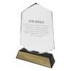 Custom Crystal Trophy Awards for Employee Gifting Laser Printed