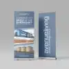 Custom Made Rectangular Standee Roll Up Banner