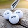 Custom Printed Golf Balls with Initials