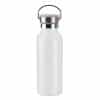 Custom Printed White Flask Thermos Bamboo with Logo