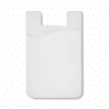 Custom Silicone Phone Card Holder_White