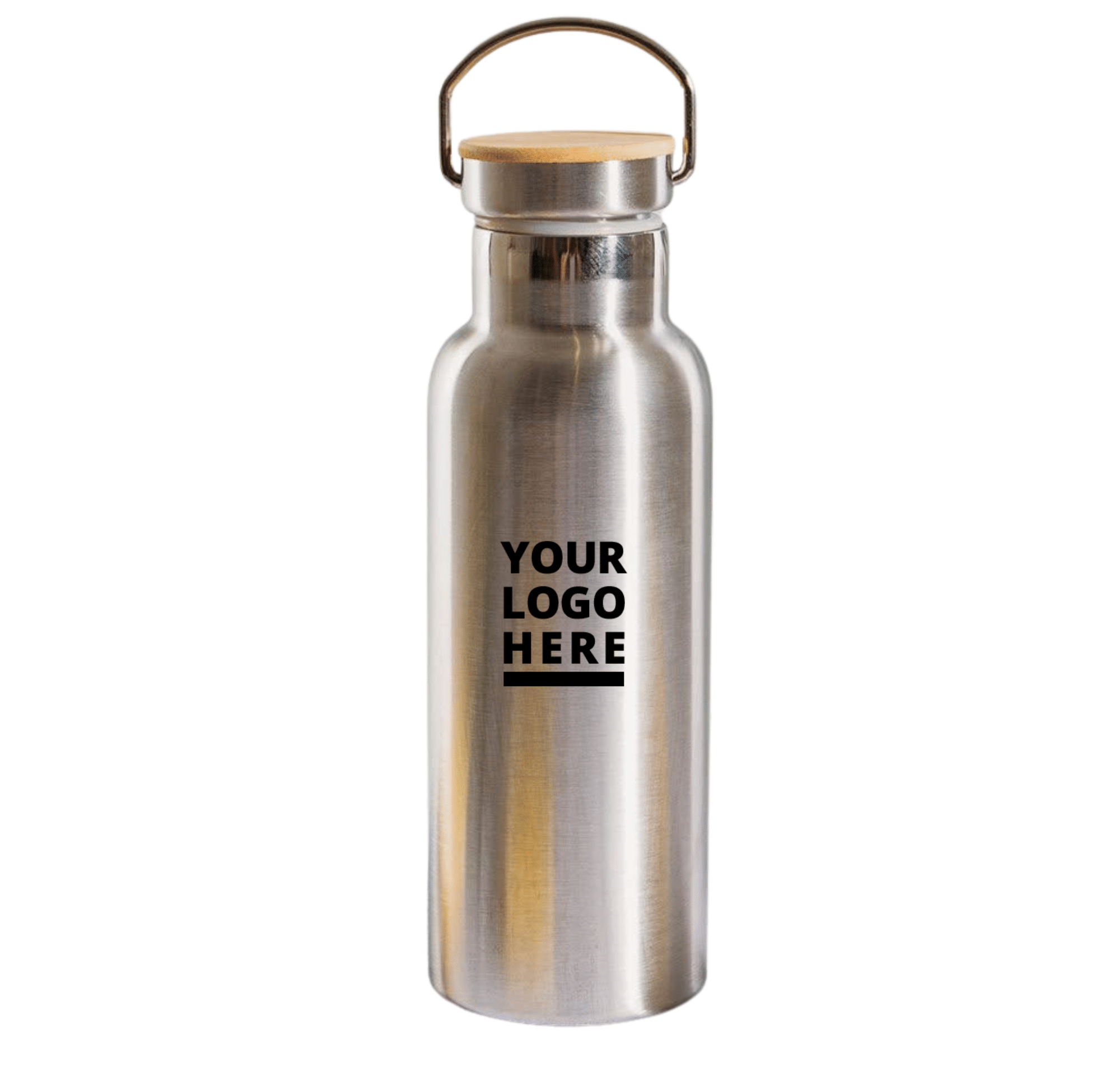 Customize Stainless Steel Flask with Bamboo Lid - 650ml in Dubai UAE ...