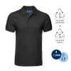 PRO EARTH - The Fully Recycled Custom Organic Black Cotton Polo Shirt