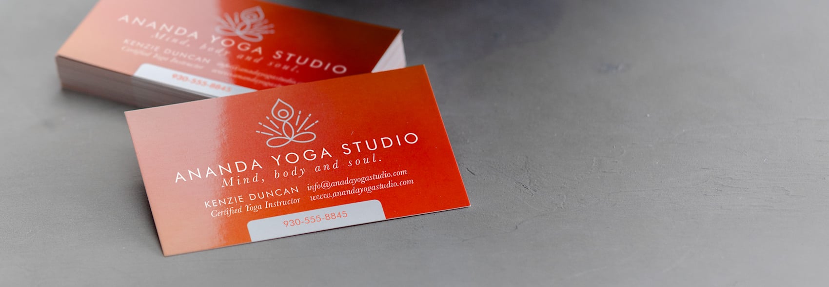 Custom Business Cards - Glossy