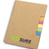 Custom Printed Recycled Spiral Notebook with Company Logo