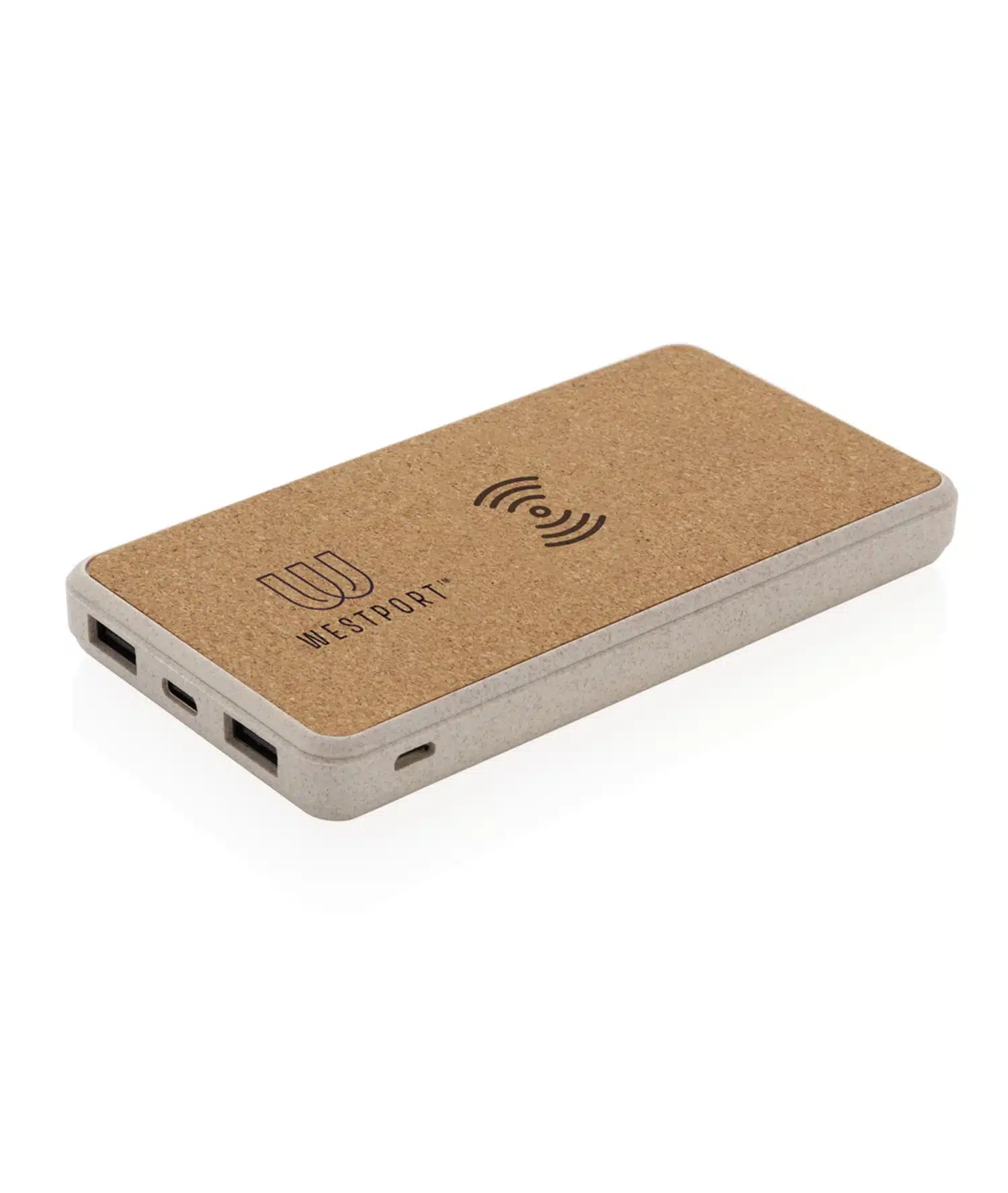 Wireless Eco-friendly Powerbank 8000mAh Merchlist with Logo Printed