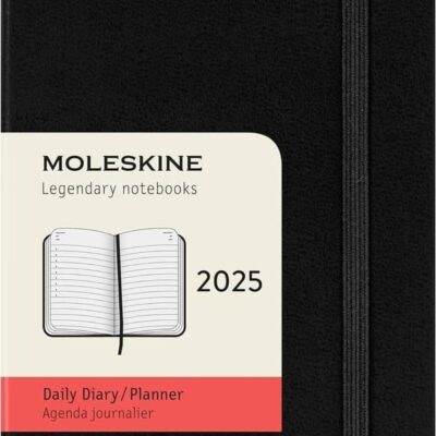 1. Main Custom Printed Moleskine 2025 Daily 12M Planner - Hard Cover - Large