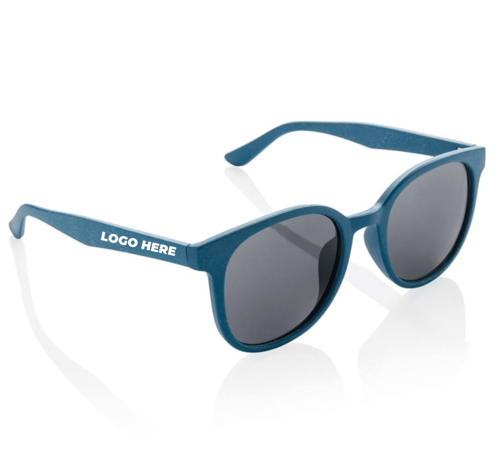 1. نظارات شمسية زرقاء صديقة للبيئة