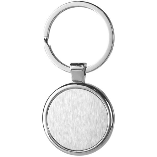 Custom Metal Keychain Rounded