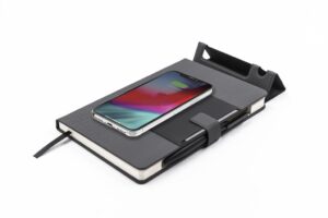 Deluxe Notebook with Wireless Charging and Phone Stand Printed