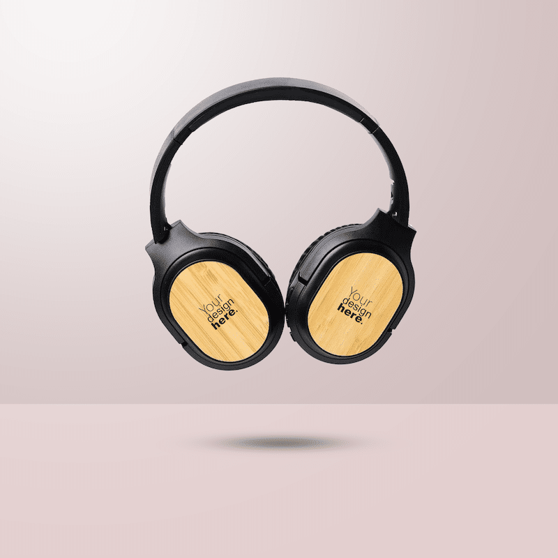 bluetooth headphone with custom logo printed