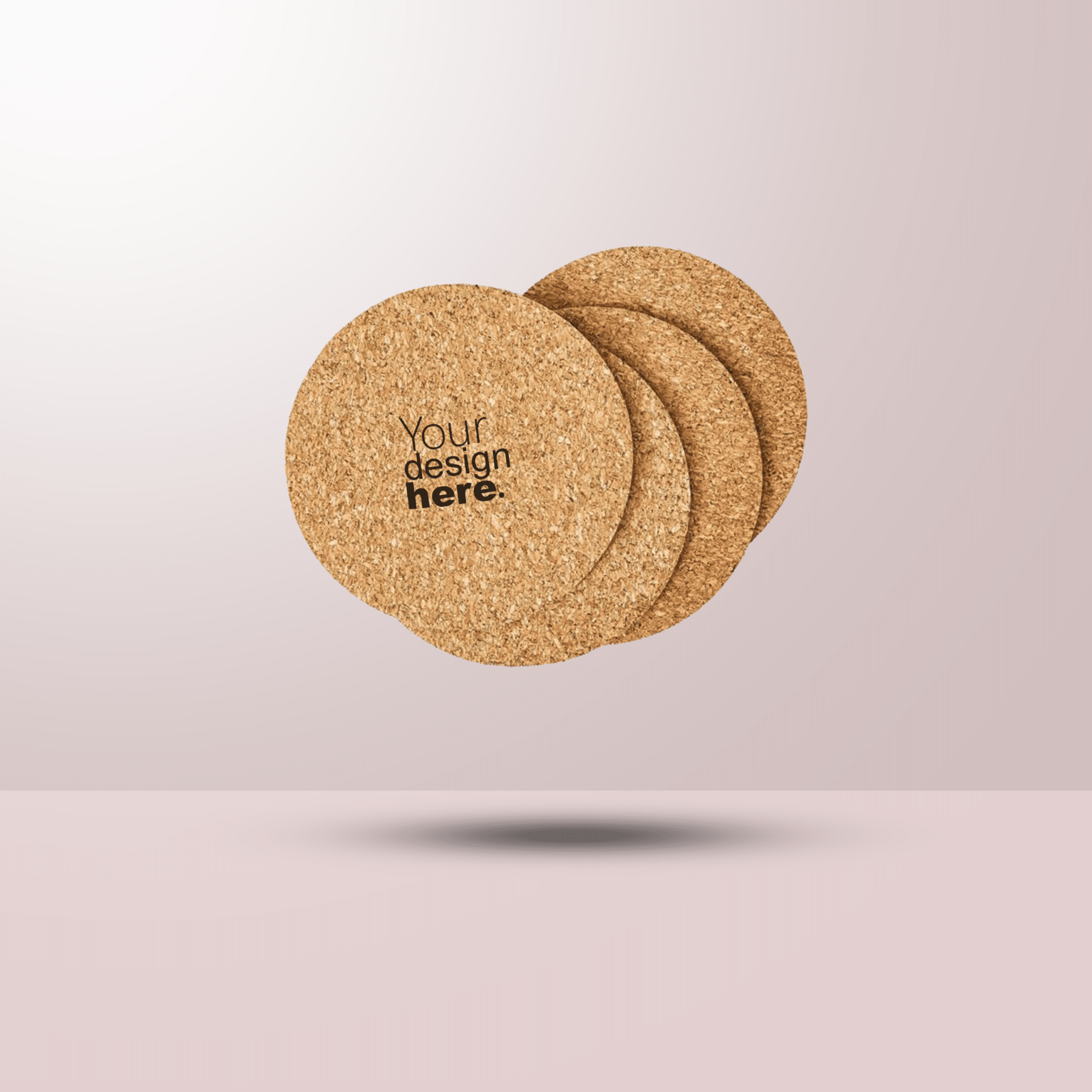 Custom Printed Cork Tea Coasters Merchlist 1