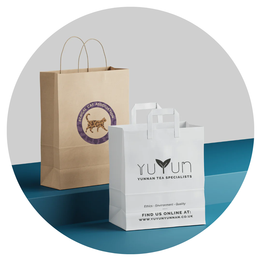 Custom Printed Kraft Paper Bags Printing - Merchlist