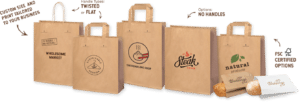 Custom Printed Kraft Paper Shopping Bags Merchlist 7