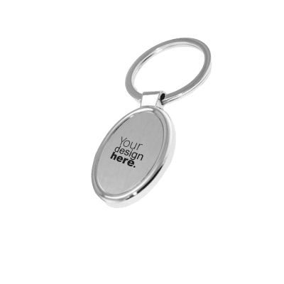 Custom Round Metal Keychain