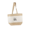 Custom Jute and Cotton Beach Bag