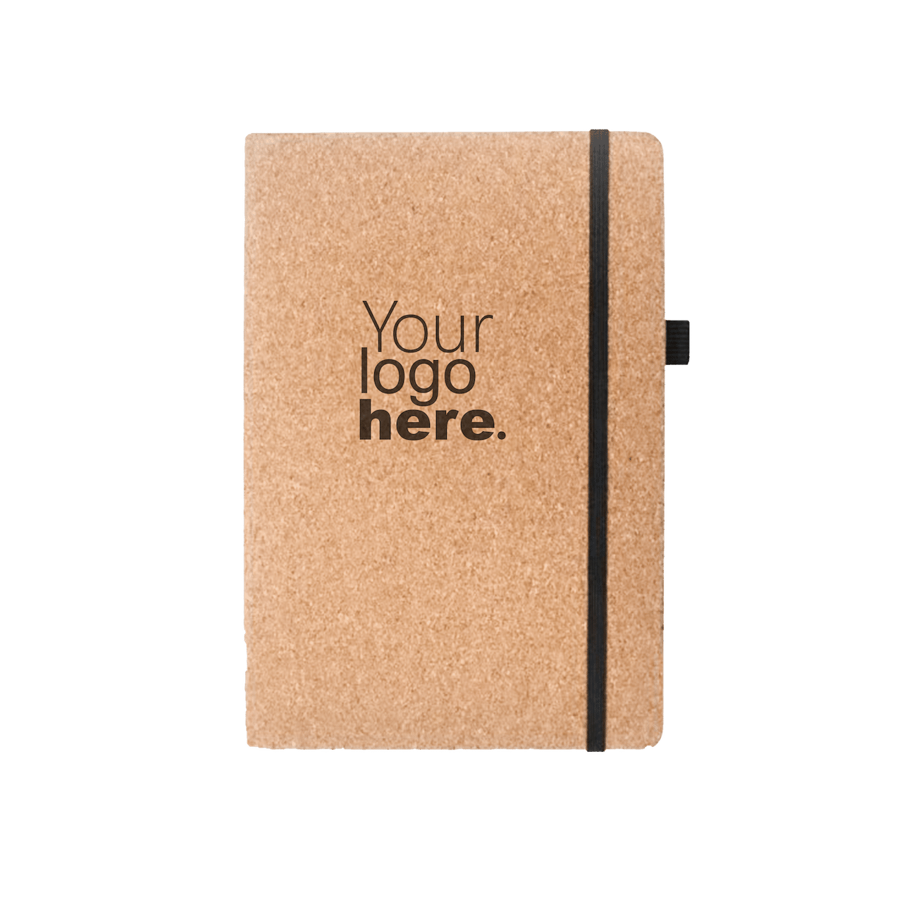 Custom cork cover notebook