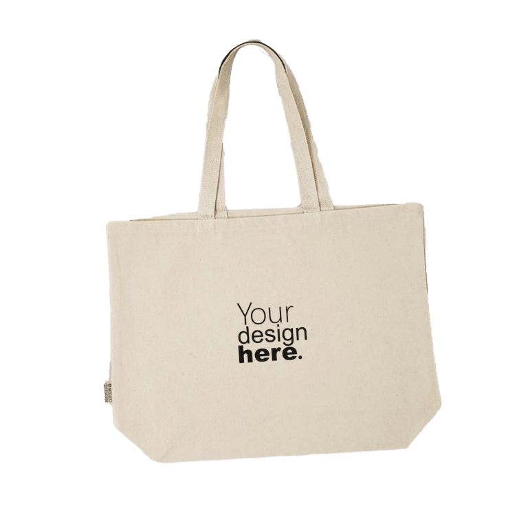 Custom Recycled Cotton Tote Bag Printing - Merchlist