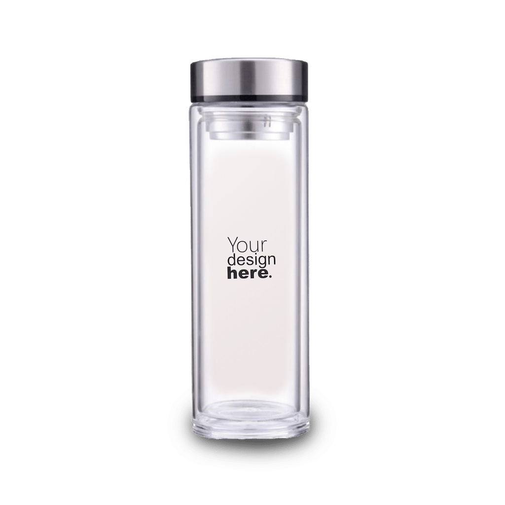 Custom Glass Insulation Bottle - 500ml