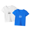 Custom Kids Short Sleeve V Neck Tshirt