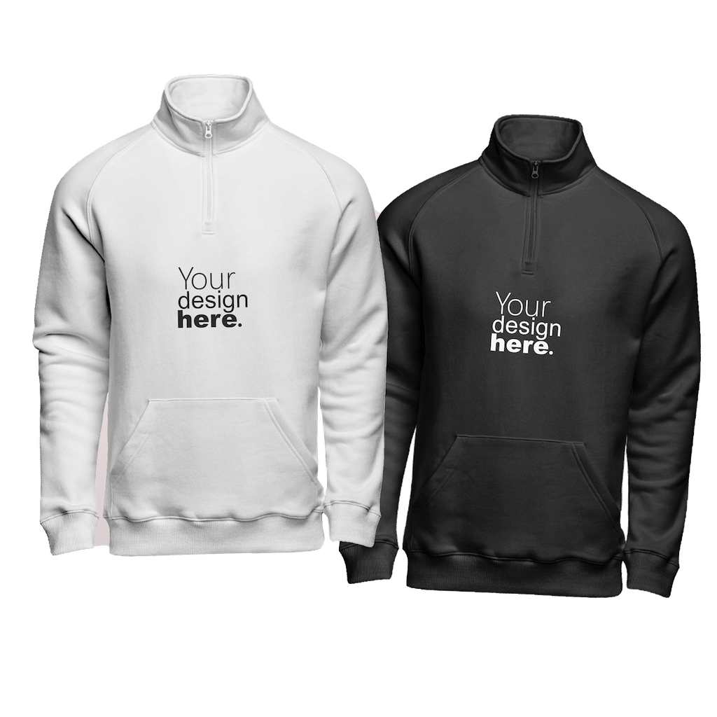 Custom quater zip sweatshirt