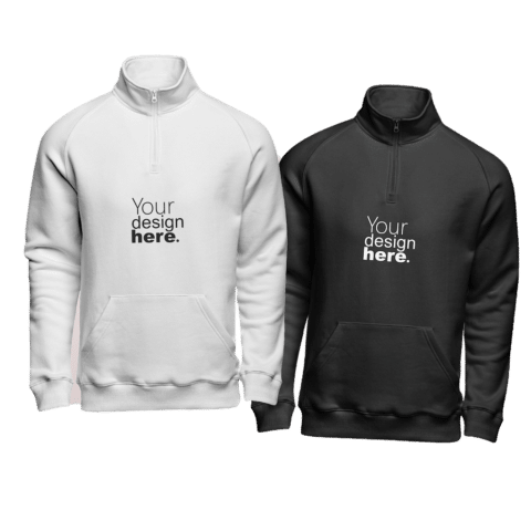 Custom quater zip sweatshirt
