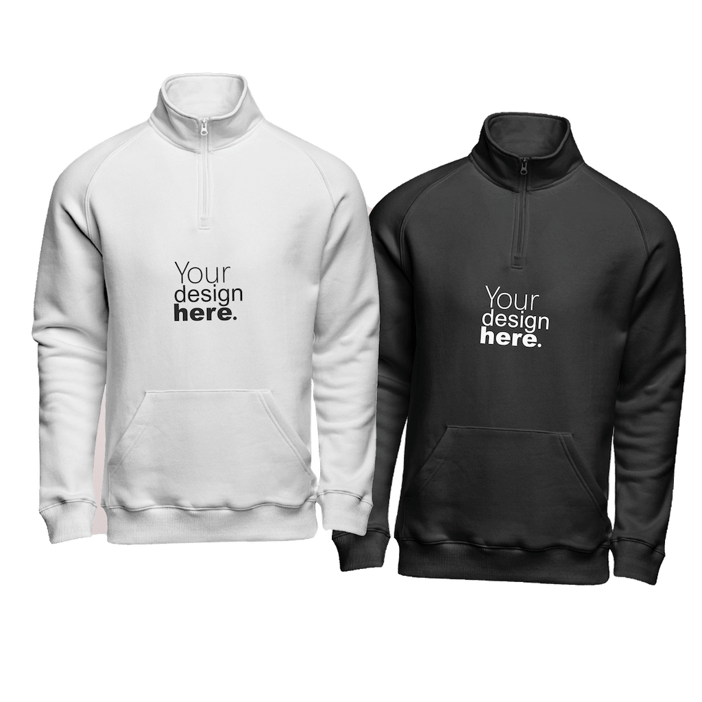 Custom Half Zip Sweatshirts, Printed