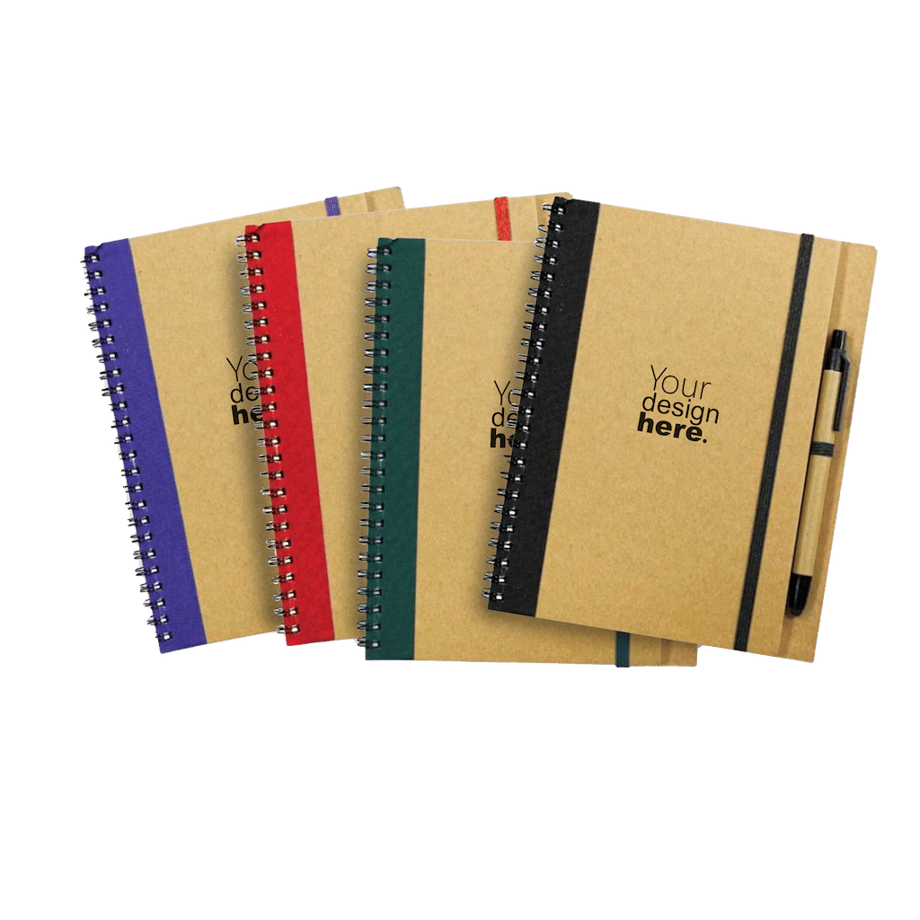 Custom Recycled A5 Notebook With Pen Printing Merchlist