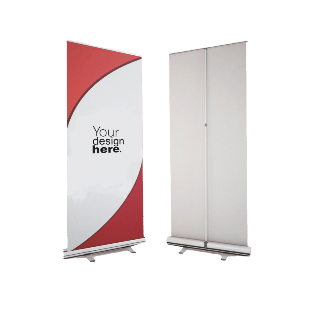 Custom roll up banner