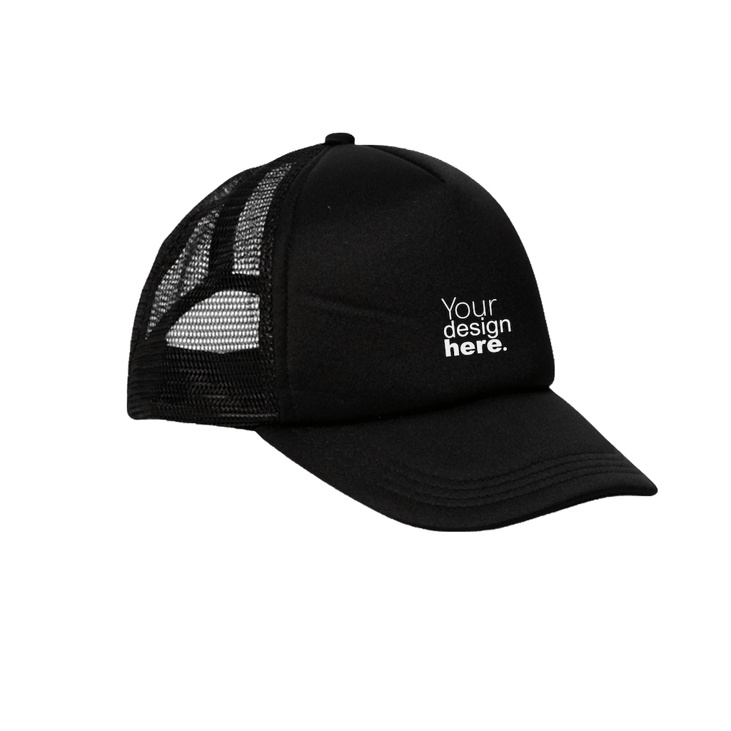 Custom black trucker sales hat