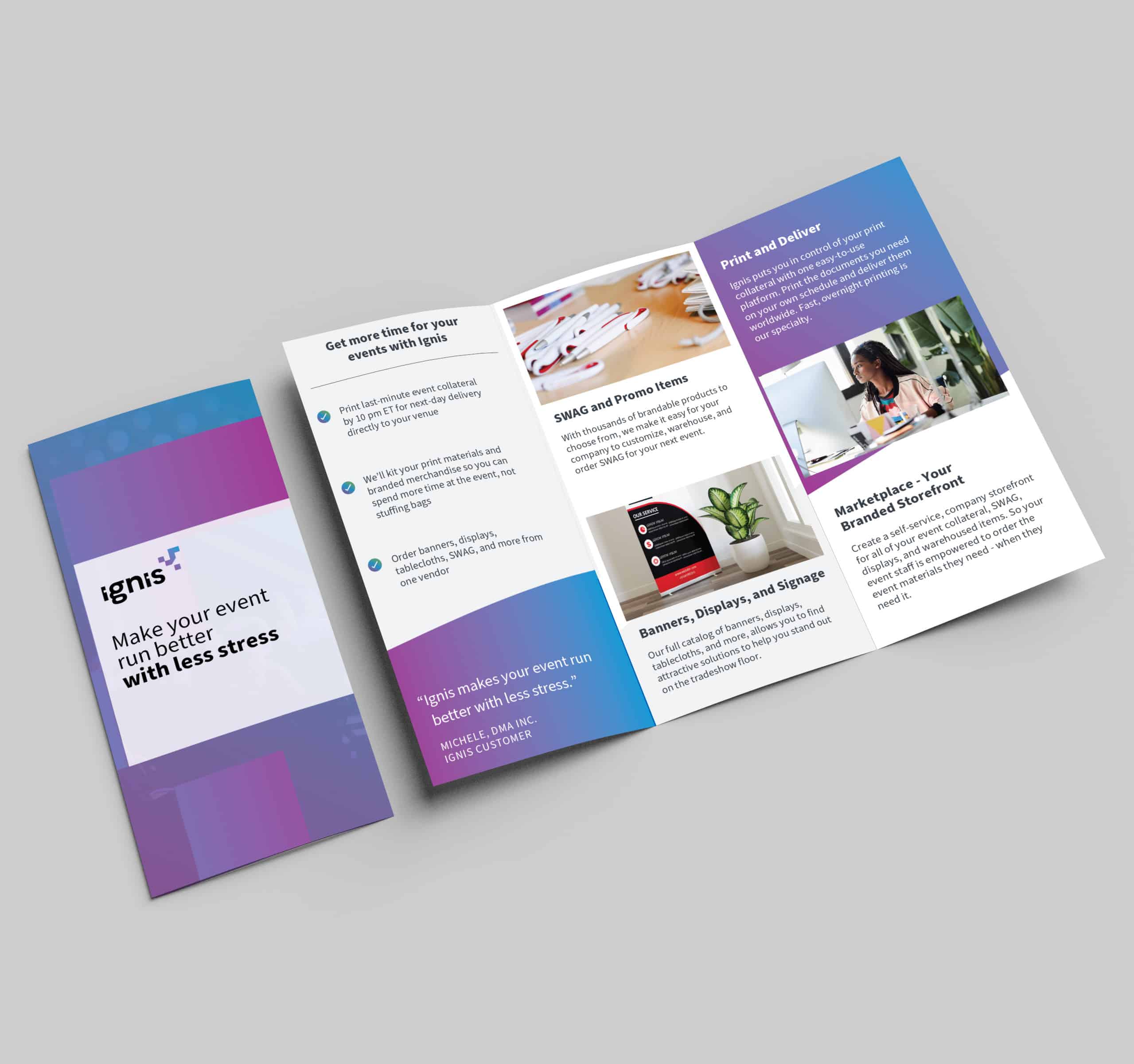 Custom Printed Brochures Printing - Merchlist