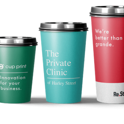 Custom Double Walled Paper Cup Printed
