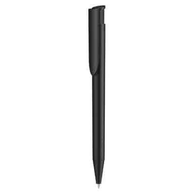 Custom Printed Uma Plastic Pen for Giveaways with Logo Merchlist_Black