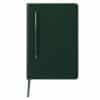 Merchlist Custom A5 Hard Cover Notebook with Metal Pen - Green