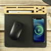 Custom Mousepad organizer with Wireless Charger