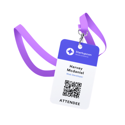 Custom Lanyard with ID Badge Merchlist for Exhibitions, Events and Trade shows