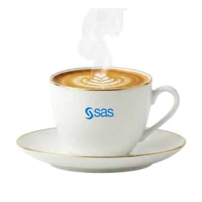 1.0 Main Custom Mini Espresso Cup & Saucer Add Your Design or Logo to Custom Mini Espresso Cup & Saucer