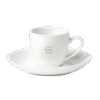 1.0 Main Custom Printed Mini Espresso Cup & Saucer Add Your Design or Logo to Custom Mini Espresso Cup & Saucer