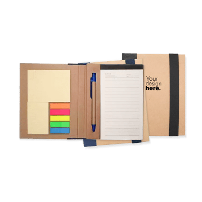 1. Main Custom Printed Ecoband Recycled Notebook Set Merchlist
