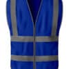 Custom Printed Safety Vest with Logo Construction Uniform Merchlist_Blue 1