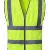 Custom Printed Safety Vest with Logo Construction Uniform Merchlist_Green 1