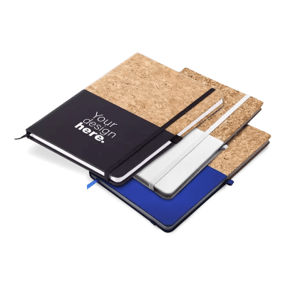 Main Custom Printed Cork Textured A5 Notebook Merchlist