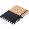 Custom Printed Cork Texture A5 Ruled Notebook Merchlist_Black