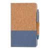 Custom Printed Cork Texture A5 Ruled Notebook Merchlist_Blue