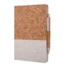 Custom Printed Cork Texture A5 Ruled Notebook Merchlist_White