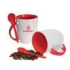 Custom Printed Two-Tone Ceramic Mug Cup with Spoon Merchlist 4