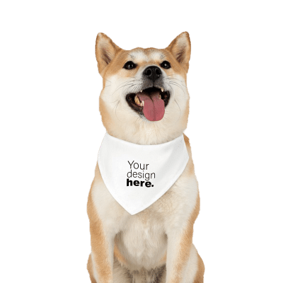 1. Main Custom Printed Pet Dog Bandana Scarf Merchlist 1